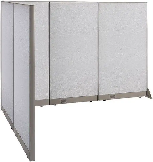 Main image of GOF L-Shaped Office Partition Set, Freestanding Privacy Wall/ Cubicle/ Workstation/ Room Divider (72"D x 102"W x 72"H)