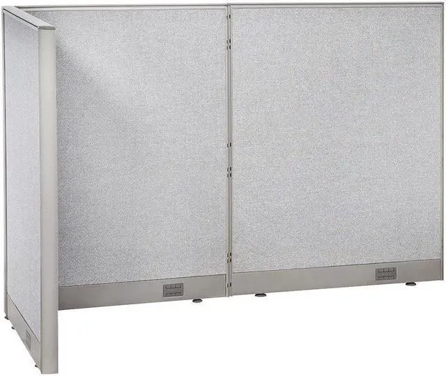 Main image of GOF L-Shaped Office Partition Set, Freestanding Privacy Wall/ Cubicle/ Workstation/ Room Divider (36"D x 72"W x 48"H)