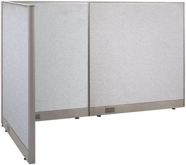 Main image of GOF L-Shaped Office Partition Set, Freestanding Privacy Wall/ Cubicle/ Workstation/ Room Divider (36"D x 78"W x 48"H)