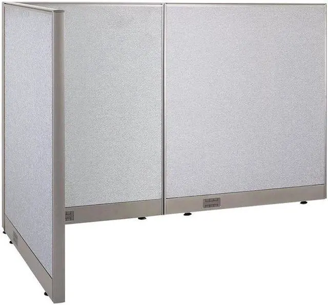 Main image of GOF L-Shaped Office Partition Set, Freestanding Privacy Wall/ Cubicle/ Workstation/ Room Divider (36"D x 66"W x 48"H)