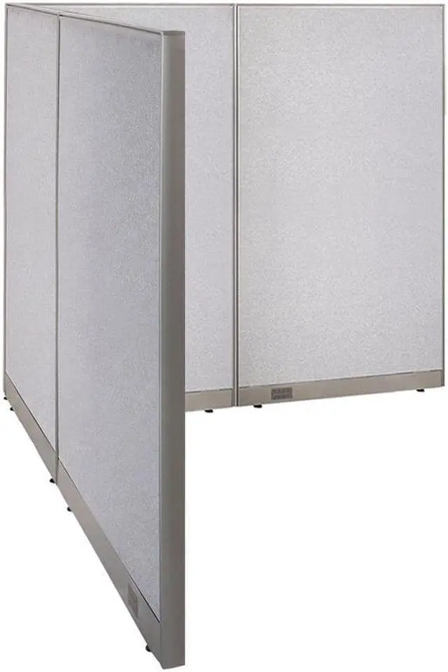Main image of GOF L-Shaped Office Partition Set, Freestanding Privacy Wall/ Cubicle/ Workstation/ Room Divider (84"D x 96"W x 72"H)