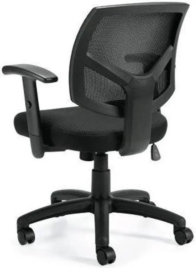 Alt view image 3 of 4 - GOF Ergonomic and Stylish Multifunctional Task Chair (G11514B), Mesh Back Tilter with Mesh Fabric Cushioned Seat for Home Office, School, Library, PC Gaming Room, Conference Room, and any Workplaces