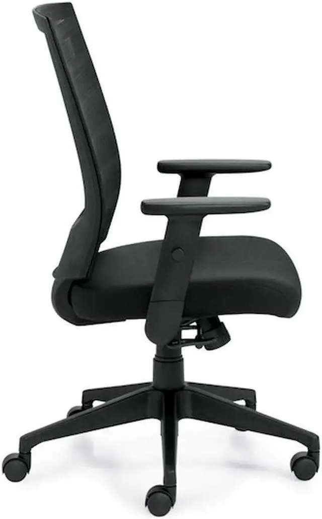 Alt view image 3 of 5 - GOF Ergonomic and Stylish Multifunctional Task Chair (G11920B), Mesh Back Tilter with Mesh Fabric Cushioned Seat for Home Office, School, Library, PC Gaming Room, Conference Room, and any Workplaces