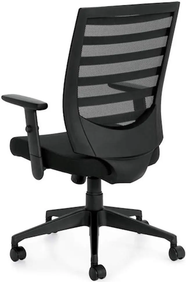 Alt view image 4 of 5 - GOF Ergonomic and Stylish Multifunctional Task Chair (G11920B), Mesh Back Tilter with Mesh Fabric Cushioned Seat for Home Office, School, Library, PC Gaming Room, Conference Room, and any Workplaces