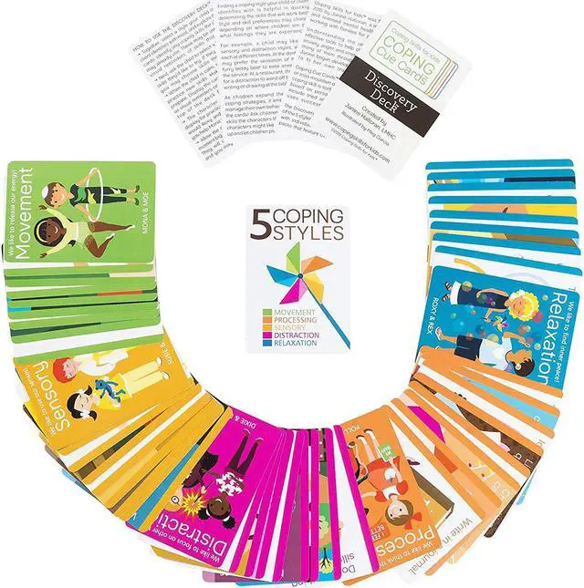 Alt view image 2 of 13 - Coping Cue Cards Discovery Deck CSKCCDIS