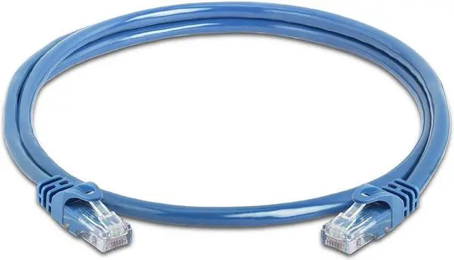 Alt view image 2 of 6 - Cmple - [10 PACK] 3 Feet Cat6 Ethernet Cable, 10Gbps - 550Mhz Patch Cable,  Internet Network Cord, UTP Computer LAN Cable with RJ45 Connectors, Cat 6 Wire - Blue