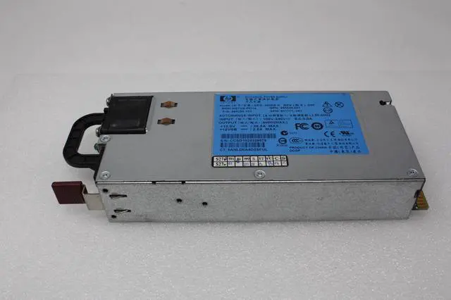 Alt view image 3 of 7 - HP 511777-001 460 Watt Ac Common Slot (Cs) Gold Hot-Plug Power Supply - Does Not Support Power Discovery Services (Black Plug) - 92% Efficiency, 100-240Vac At 50/60Hz - Mixing Of Power Supplies In Th