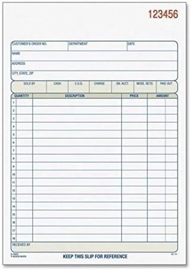 Alt view image 8 of 17 - Adams Carbonless Sales Order Books