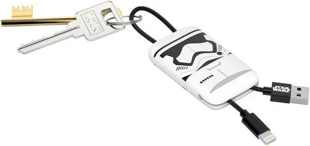 Alt view image 2 of 2 - Tribe Star Wars TLJ StormTrooper KeyLine Lightning Cable 22cm Model CLR30702