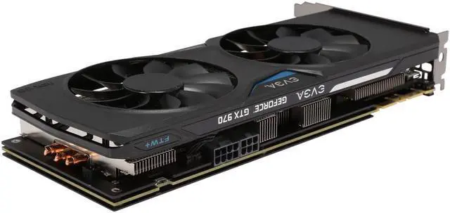 Alt view image 4 of 5 - EVGA GeForce GTX 970 04G-P4-3978-KR 4GB FTW+ GAMING w/ACX 2.0+, Whisper Silent Cooling w/ Free Installed Backplate Graphics Card