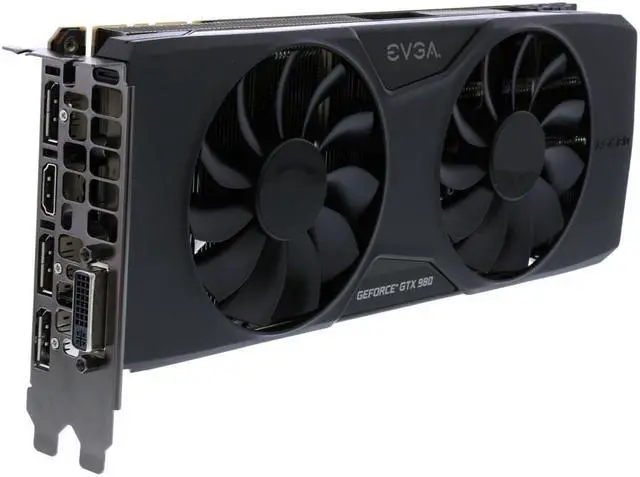 Alt view image 2 of 6 - EVGA GeForce GTX 980 04G-P4-2981-KR 4GB GAMING w/ACX 2.0, 26% Cooler and 36% Quieter Cooling For Gaming Graphics Card