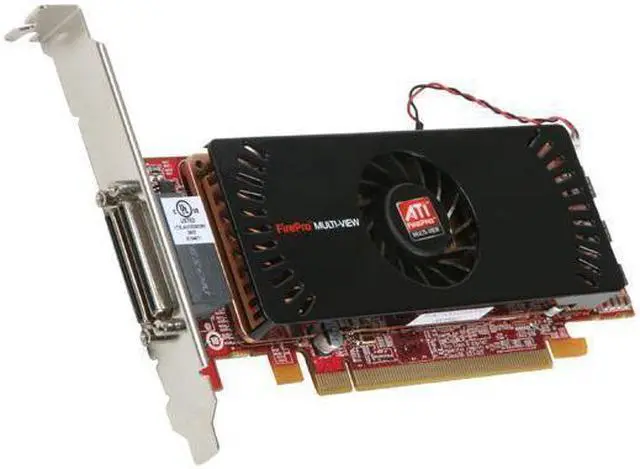 Main image of AMD FirePro 2450 100-505531 512MB GDDR3 PCI Express 2.0 x16 Low Profile Multi-View Workstation Graphics Accelerator