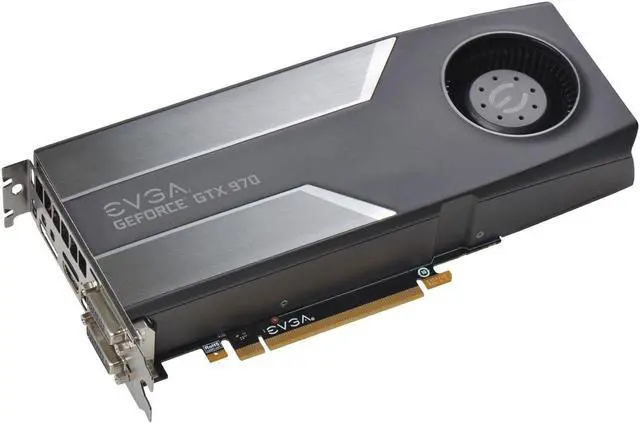 Main image of EVGA GTX GTX 970 Superclocked 4GB GDDR5 256bit, DVI-I, DVI-D, HDMI, DP SLI Ready Graphics Card (04G-P4-1972-KR)