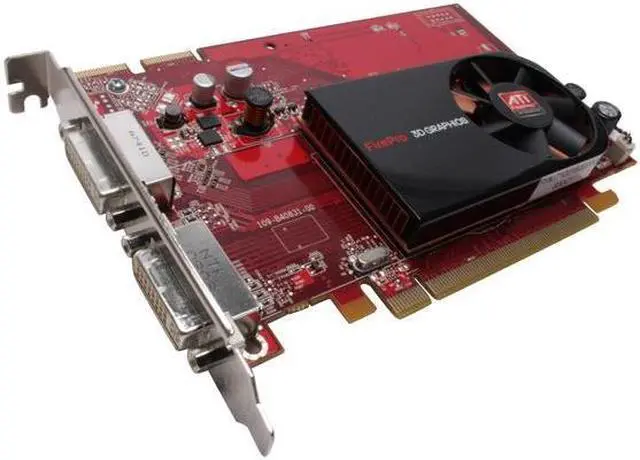 Alt view image 2 of 2 - ATI FirePro V3700 256MB PCI-E DVI Video Graphics Card HP 508279-001 519291-001