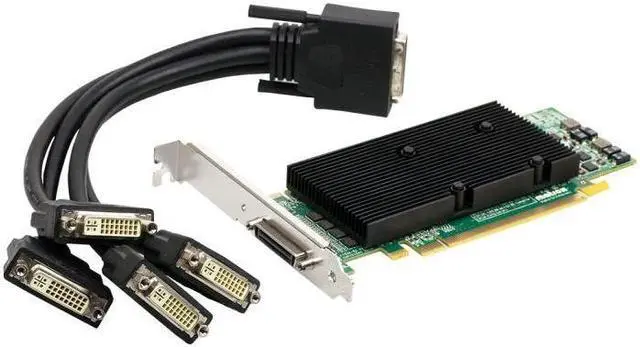 Main image of Matrox M9140-E512LAF 512MB GDDR2 PCI Express x16 Low Profile Workstation Video Card