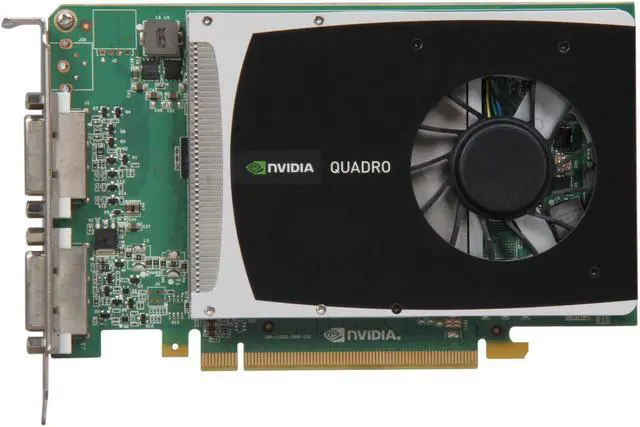 Alt view image 2 of 4 - PNY Quadro 2000D Graphic Card - 625 MHz Core - 1 GB GDDR5 - PCI Express 2.0 x16 - Single Slot Space Required