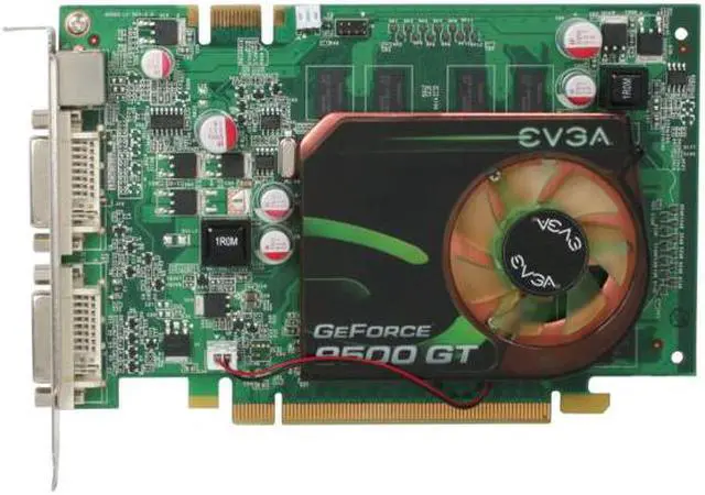 Alt view image 4 of 4 - EVGA GeForce 9500 GT DirectX 10 01G-P3-N959-TR 1GB 128-Bit DDR2 PCI Express 2.0 x16 HDCP Ready SLI Support Video Card