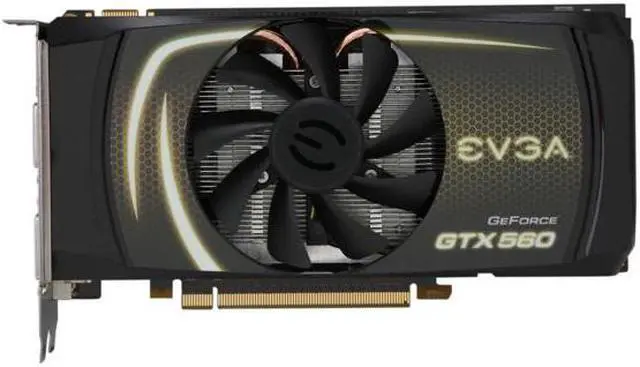 Alt view image 3 of 6 - EVGA GeForce GTX 560 (Fermi) DirectX 11 01G-P3-1460-KR 1GB 256-Bit GDDR5 PCI Express 2.0 x16 HDCP Ready SLI Support Video Card