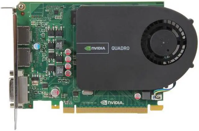 Alt view image 3 of 5 - PNY Quadro 2000 VCQ2000V2-T 1GB 128-bit GDDR5 PCI Express 2.0 x16 Workstation Video Card