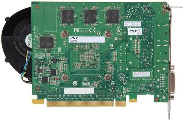 Alt view image 5 of 5 - PNY Quadro 2000 VCQ2000V2-T 1GB 128-bit GDDR5 PCI Express 2.0 x16 Workstation Video Card