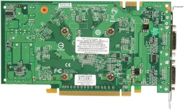 Alt view image 4 of 4 - PNY GeForce 9800 GT DirectX 10 VCG98GTEE5XPB 512MB 256-Bit DDR3 PCI Express 2.0 x16 HDCP Ready SLI Support Video Card