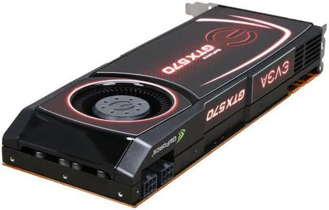 Alt view image 4 of 5 - EVGA GeForce GTX 570 (Fermi) DirectX 11 012-P3-1570-AR 1280MB 320-Bit GDDR5 PCI Express 2.0 x16 HDCP Ready SLI Support Video Card