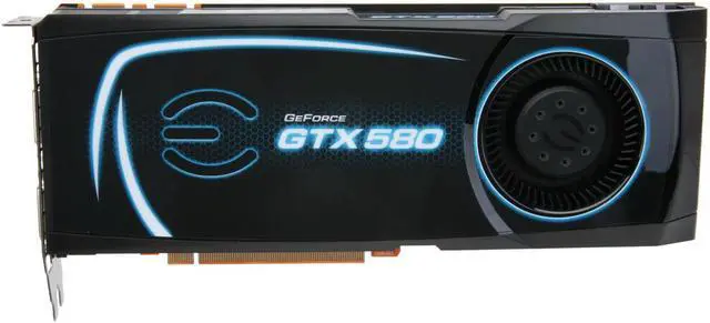 Alt view image 3 of 5 - EVGA GeForce GTX 580 (Fermi) DirectX 11 015-P3-1580-TR 1536MB 384-Bit GDDR5 PCI Express 2.0 x16 HDCP Ready SLI Support Video Card