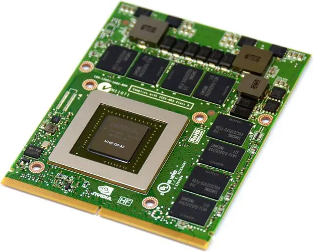 Main image of HP 700107-001 Quadro K4000M N14E-Q3-A2 4GB 256-bit GDDR5 MXM 3.0 Graphics Card - OEM
