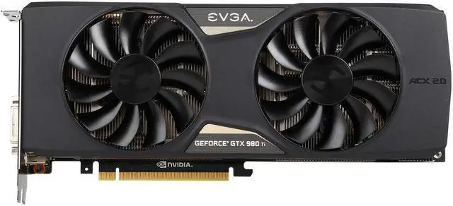 Alt view image 2 of 5 - EVGA GeForce GTX 980 Ti 06G-P4-4995-KR 6GB SC+ GAMING w/ACX 2.0+, Whisper Silent Cooling w/ Free Installed Backplate Graphics Card