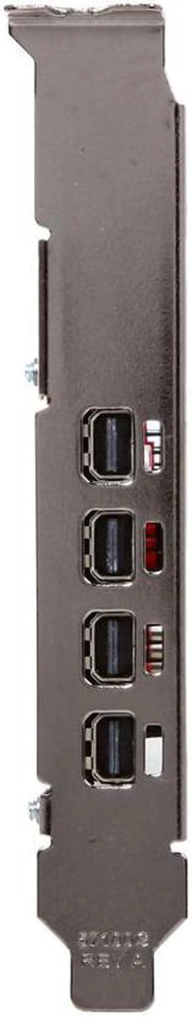 Alt view image 2 of 4 - SAPPHIRE FirePro W4100 100-505817 2GB 128-bit GDDR5 PCI Express 3.0 x16 Half Height Workstation Video Card