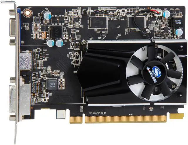 Alt view image 2 of 3 - SAPPHIRE Radeon R7 240 DirectX 11.2 11216-02-20G  4GB 128-Bit DDR3 CrossFireX Support Video Card
