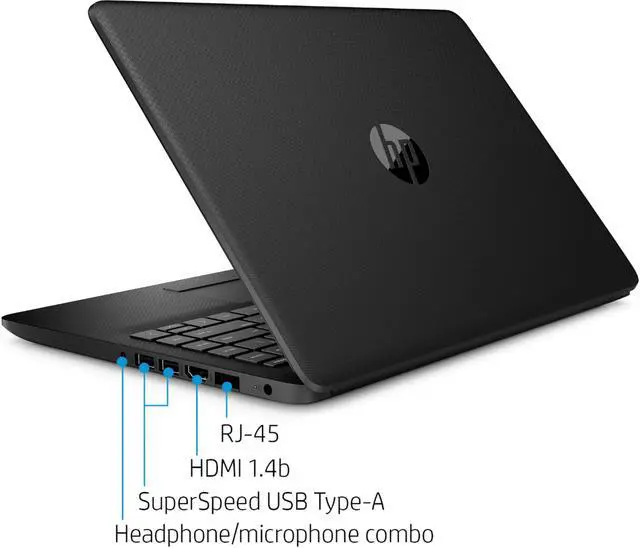 Alt view image 7 of 7 - HP 14" HD WLED Backlit High Performance Business Laptop, AMD Athlon Silver 3050U up to 3.2GHz, 4GB DDR4, 128GB SSD, Wireless-AC, HDMI, Bluetooth, Webcam, SD Card Reader, Windows 10 S mode