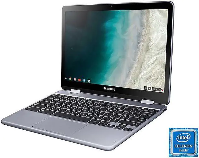 Alt view image 4 of 6 - Samsung Plus 2-in-1 12.2" WUXGA Touch-Screen Chromebook Intel Celeron 3965Y 4GB Memory 32GB eMMC Flash Memory Intel HD Graphics 615 WIFI Chrome OS Stealth Silver