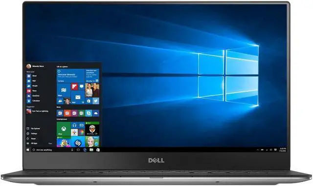 Alt view image 2 of 7 - Dell XPS 13.3-Inch QHD Touchscreen Laptop Intel Core i7 6th Gen 6500U (2.50 GHz)  512GB SSD 8GB RAM Intel HD Graphics 520 Windows 10 Home 64-Bit - Silver