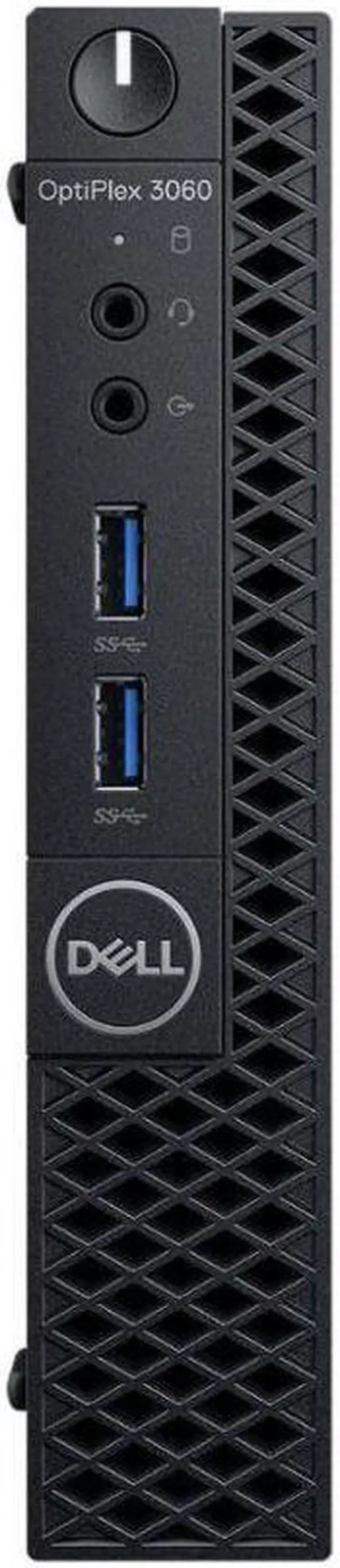 Main image of Dell OptiPlex 3000 3060 Desktop Computer - Intel Core i5 (8th Gen) i5-8500T 2.10 GHz - 32 GB DDR4 SDRAM - 1 TB SSD - 802.11ac - Windows 10 Pro 64-bit (English/French/Spanish) - Micro PC