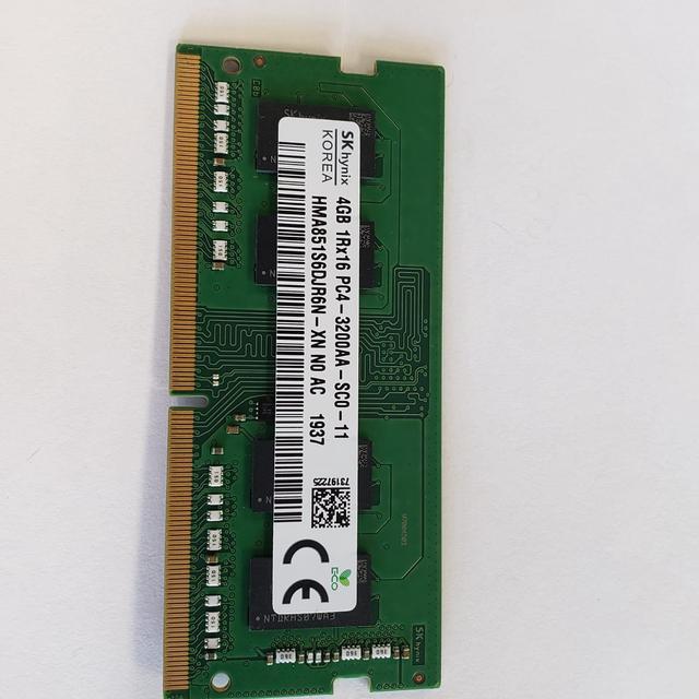 SK hynix HMA851S6DJR6N-XN Non ECC PC4-3200 4GB DDR4 at 3200MHz CL22 260pin  SDRAM SODIMM - Newegg.com