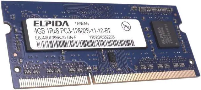 Main image of ELPIDA 4GB DDR3 1600MHZ 204-PIN LAPTOP MEMORY EBJ40UG8BBU0-GN-F