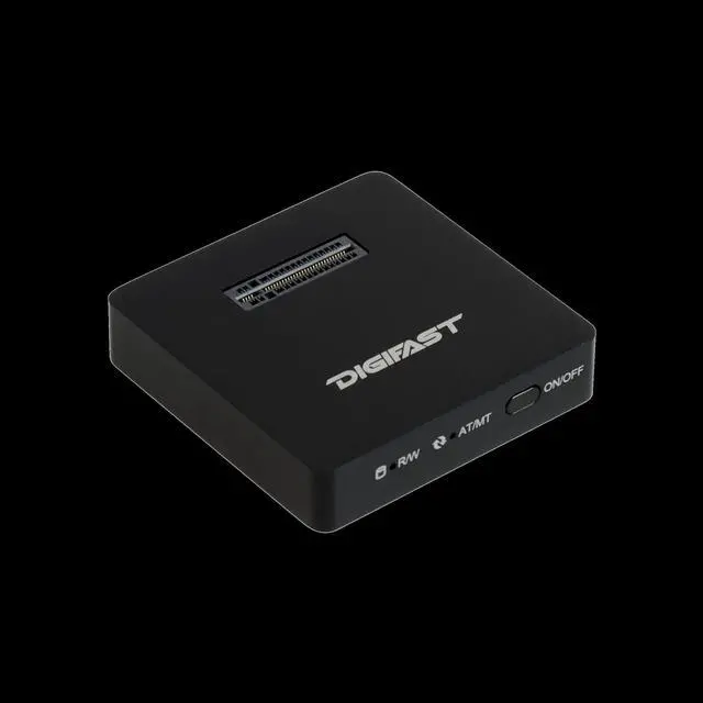 Alt view image 6 of 6 - Digifast M.2 NVMe SSD Docking Base, USB3.2 GEN2 Type-C (10 Gbps), Lightweight, Portable Design - Black