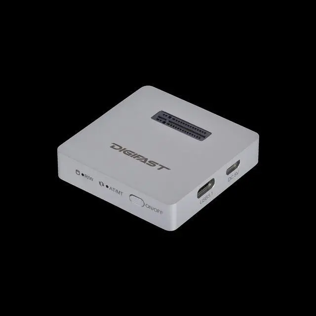 Alt view image 4 of 6 - Digifast M.2 NVMe SSD Docking Base, USB3.2 GEN2 Type-C (10 Gbps), Lightweight, Portable Design - Silver