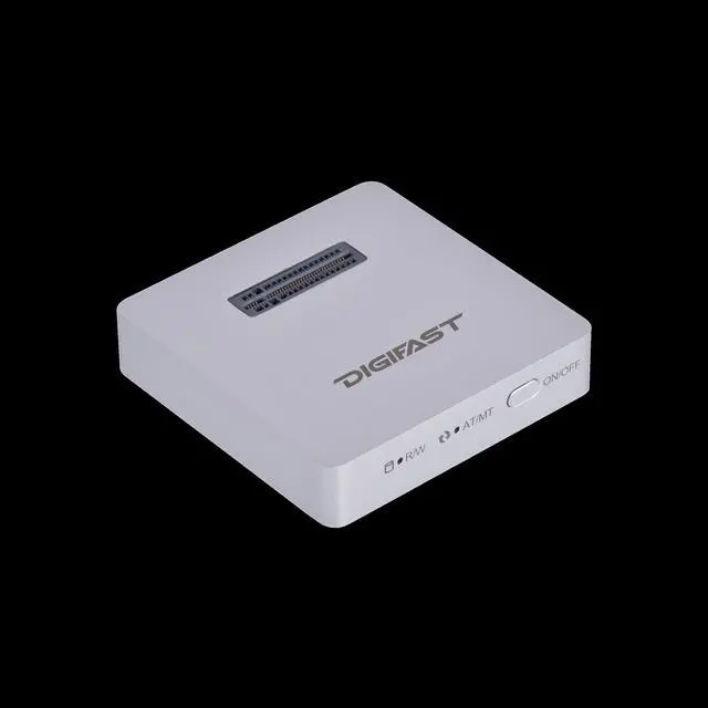 Alt view image 6 of 6 - Digifast M.2 NVMe SSD Docking Base, USB3.2 GEN2 Type-C (10 Gbps), Lightweight, Portable Design - Silver