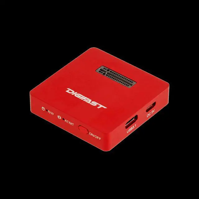 Alt view image 6 of 6 - Digifast M.2 NVMe SSD Docking Base, USB3.2 GEN2 Type-C (10 Gbps), Lightweight, Portable Design - Red