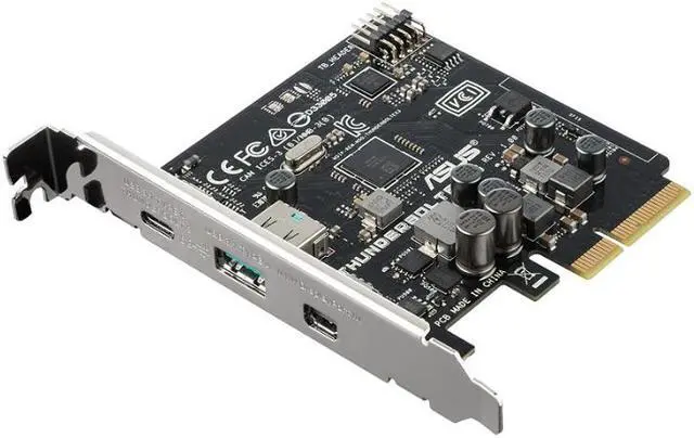 Alt view image 4 of 7 - ASUS Accessory THUNDERBOLTEX 3 C SI 1xPort Thunderbolt 3 USB3.1 PCIE4 Card