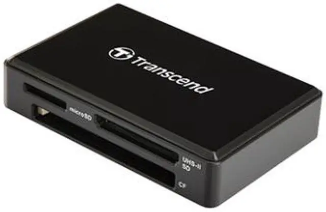 Alt view image 2 of 19 - TRANSCEND TS-RDF9K2 USB 3.1 Gen 1 Card Readers for SD SDHC II SDXC CF microSDHC