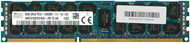 Alt view image 5 of 5 - MICRON Mt9Ksf51272Pz-1G6E2  4Gb (1X4Gb) Pc312800 Ddr31600Mhz Sdram 1Rx8 Cl11 Ecc Registered 240Pin Dimm Memory Module For Poweredge Servers