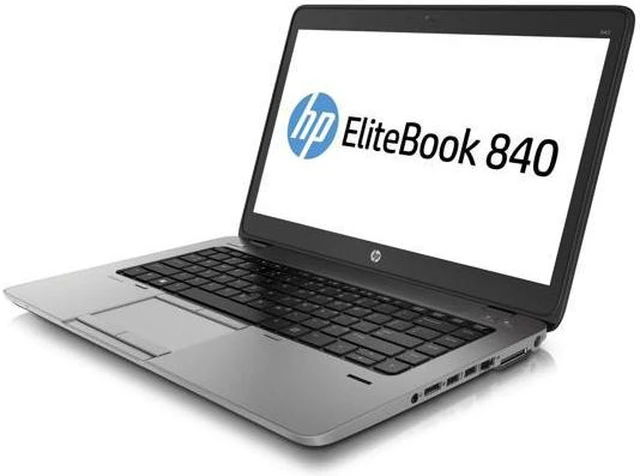 Alt view image 2 of 2 - Grade-B HP EliteBook 840 G1 14" 1600x900 HD+ Ultrabook PC, Intel Core i5-4300U 1.9GHz, 8GB DDR3 RAM, 128GB SSD, Win-10 Pro x64