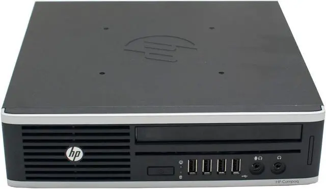 Main image of HP Compaq 8300 Elite Ultra Slim Desktop PC, Intel Core i5-3470S 2.9GHz, 4GB DDR3 RAM, 128GB SSD, Win-10 Pro x64 Grade B