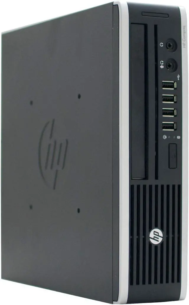 Alt view image 2 of 4 - HP Compaq 8300 Elite Ultra Slim Desktop PC, Intel Core i5-3470S 2.9GHz, 4GB DDR3 RAM, 128GB SSD, Win-10 Pro x64 Grade B