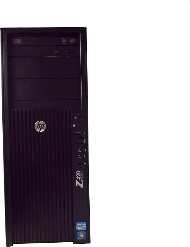 Alt view image 2 of 2 - HP z420 Tower Workstation Desktop PC, Intel Xeon E5-1620 3.6GHz, 16GB DDR3 RAM, 512GB SSD, NVIDIA GeForce GT 1030, Win-10 Pro x64, Grade B+