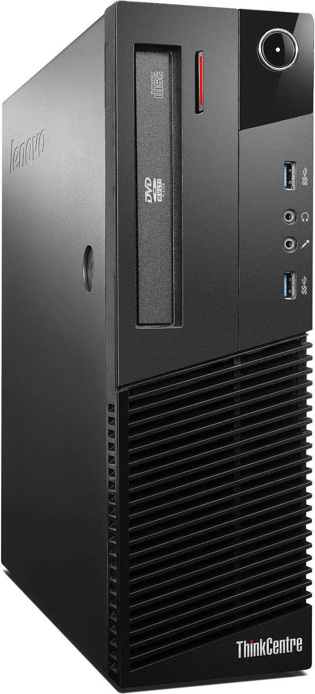 Main image of Lenovo ThinkCentre M83 SFF Desktop PC, Intel Pentium G3220 3.0GHz, 8GB DDR3 RAM, 500GB HDD, DVD±RW, Win 10 Pro Grade B+