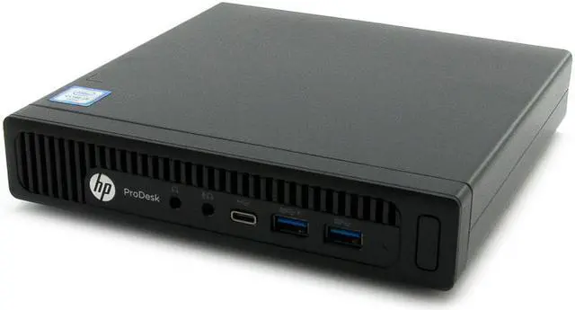 Main image of HP ProDesk 600 G2 Mini Desktop PC, Intel Core i5-6500T 2.5GHz, 8GB DDR4 RAM, 256GB SSD, Win 10 Pro Grade B